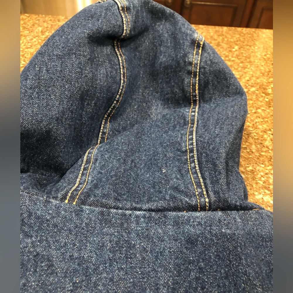 Wrangler Riggs Workwear Denim Hooded Jacket XL - Picture 8 of 9